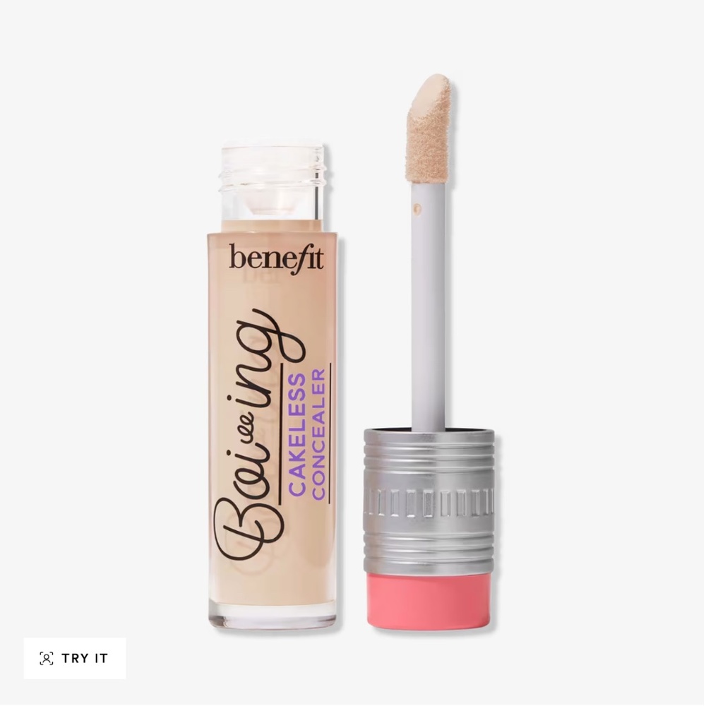 NIB Boi-ing Cakeless Full Coverage Waterproof Liquid Concealer Shade 1 Fair Neut